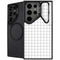 White Grid Galaxy S25 Ultra Kickstand Case
